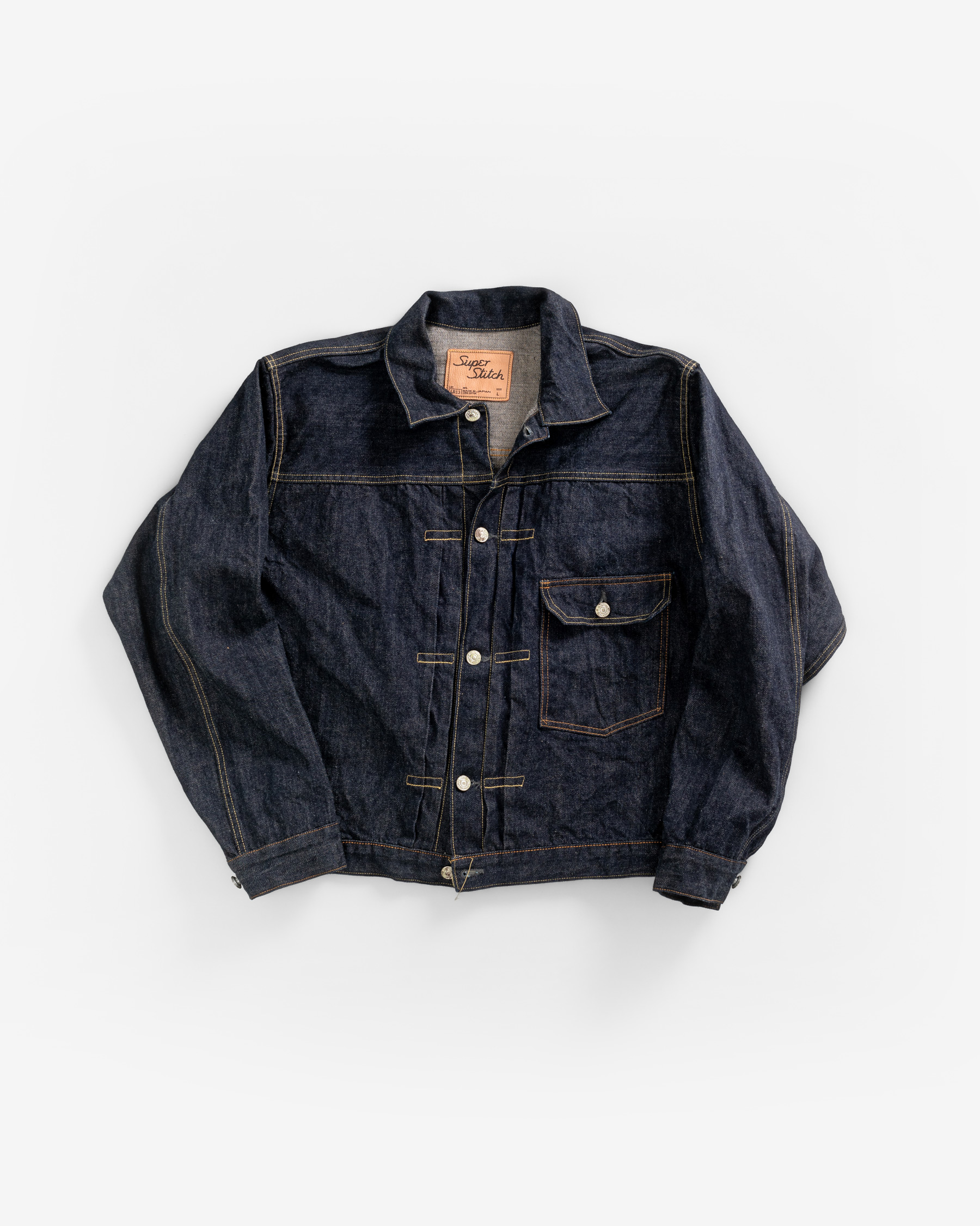SUPER STITCH PARIS LR13 Mサイズ デニムジャケット SUPERSTITCH MFG 